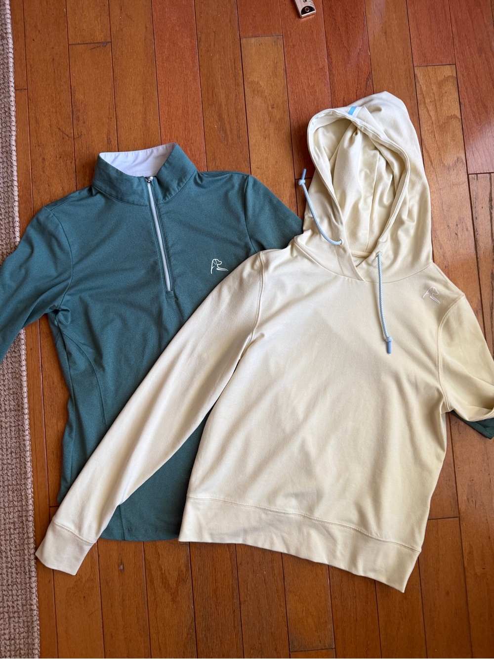 Rhoback Performance Pullover Jacket Women’s XS Athletic Top Set of 2 Hoodie